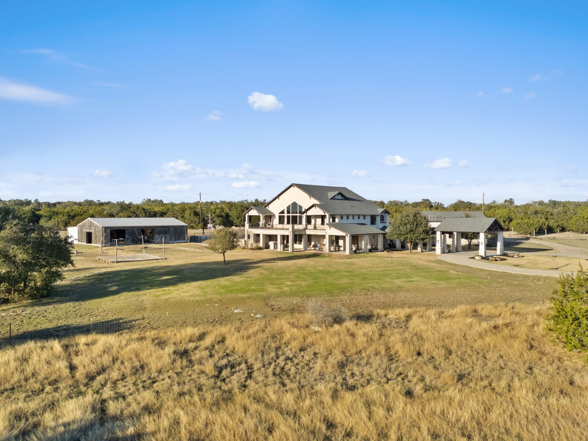 Rear Elevation & Event Barn