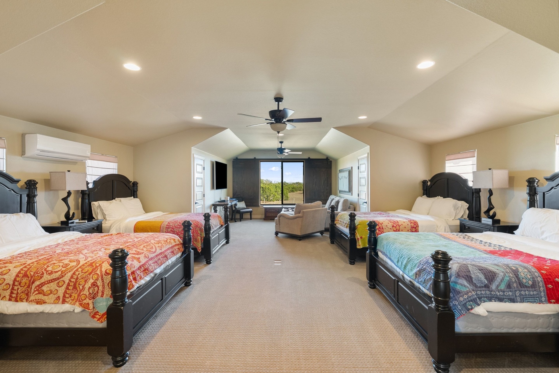 Spacious Bunk Room
