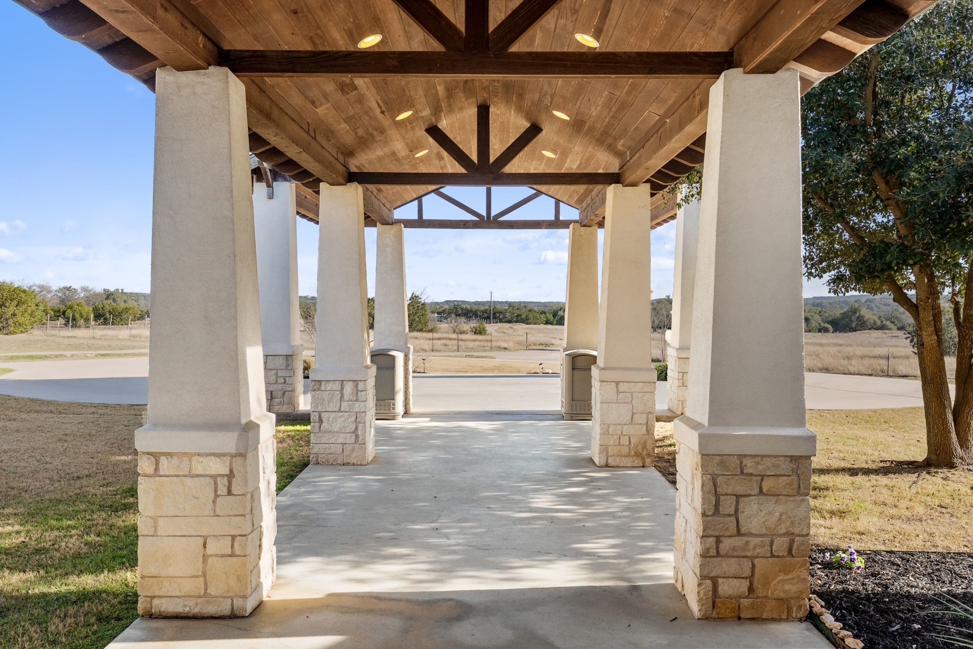 Front Portico Colonnade