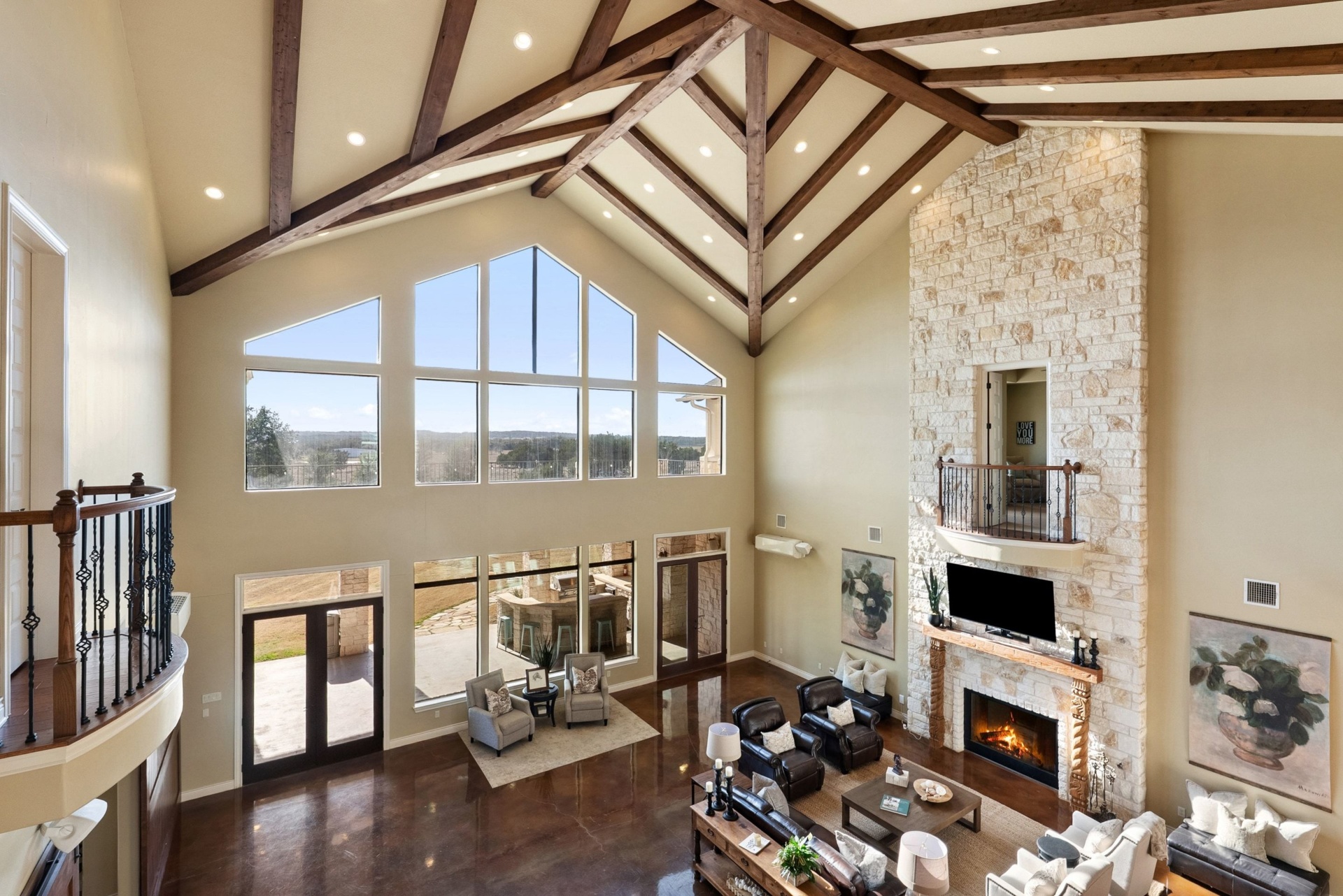 Loft-Level Great Room View