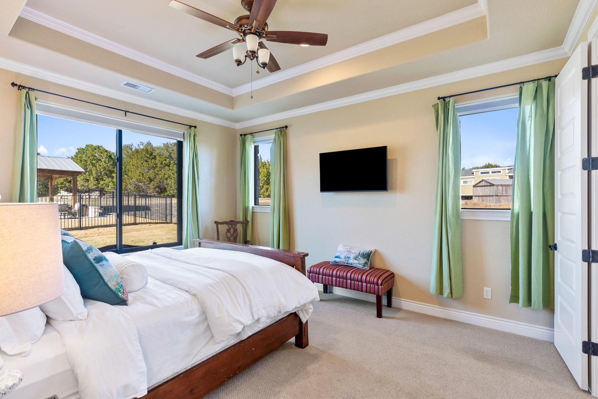 Guest Bedroom & Pool View