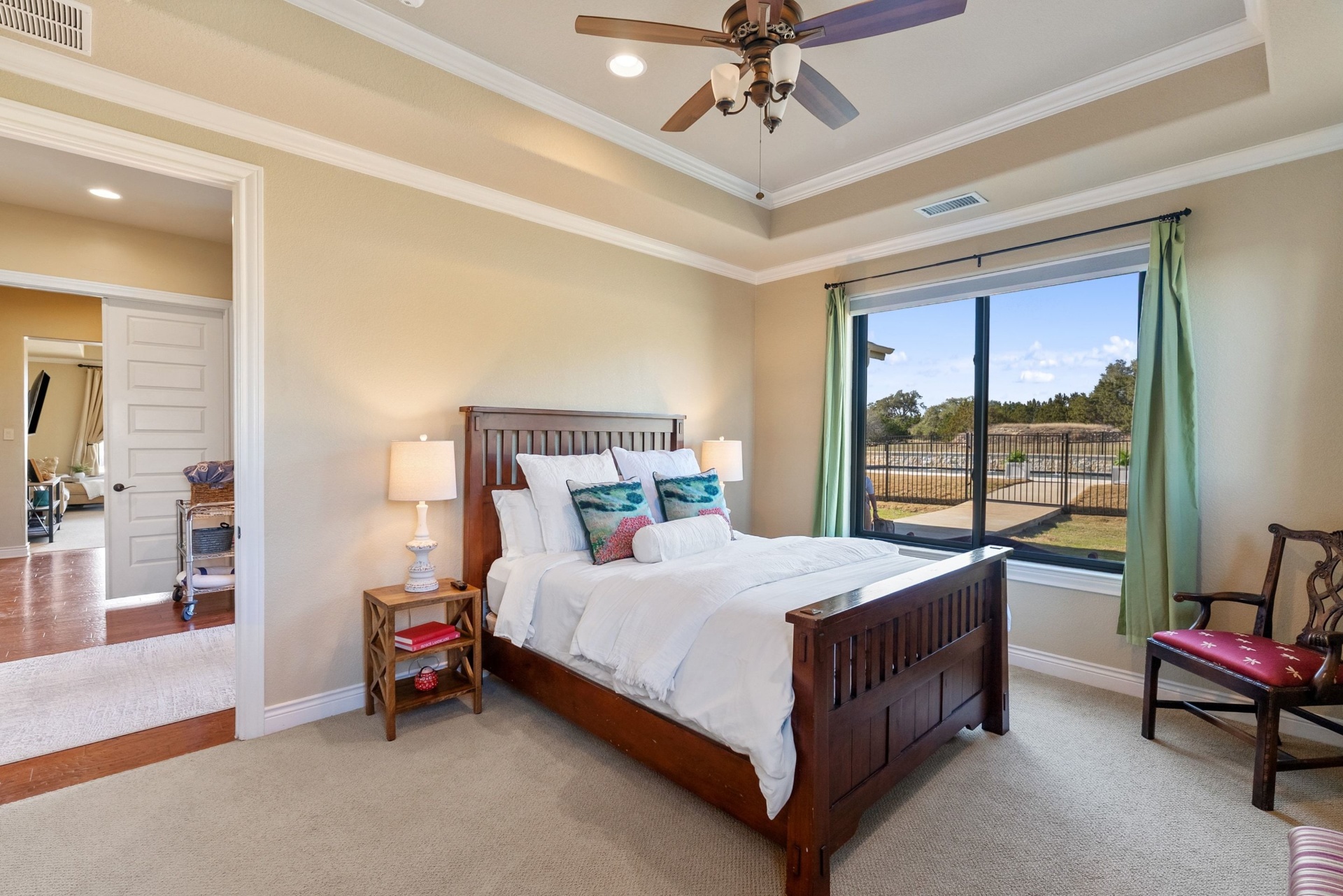 Guest Bedroom with Pasture View