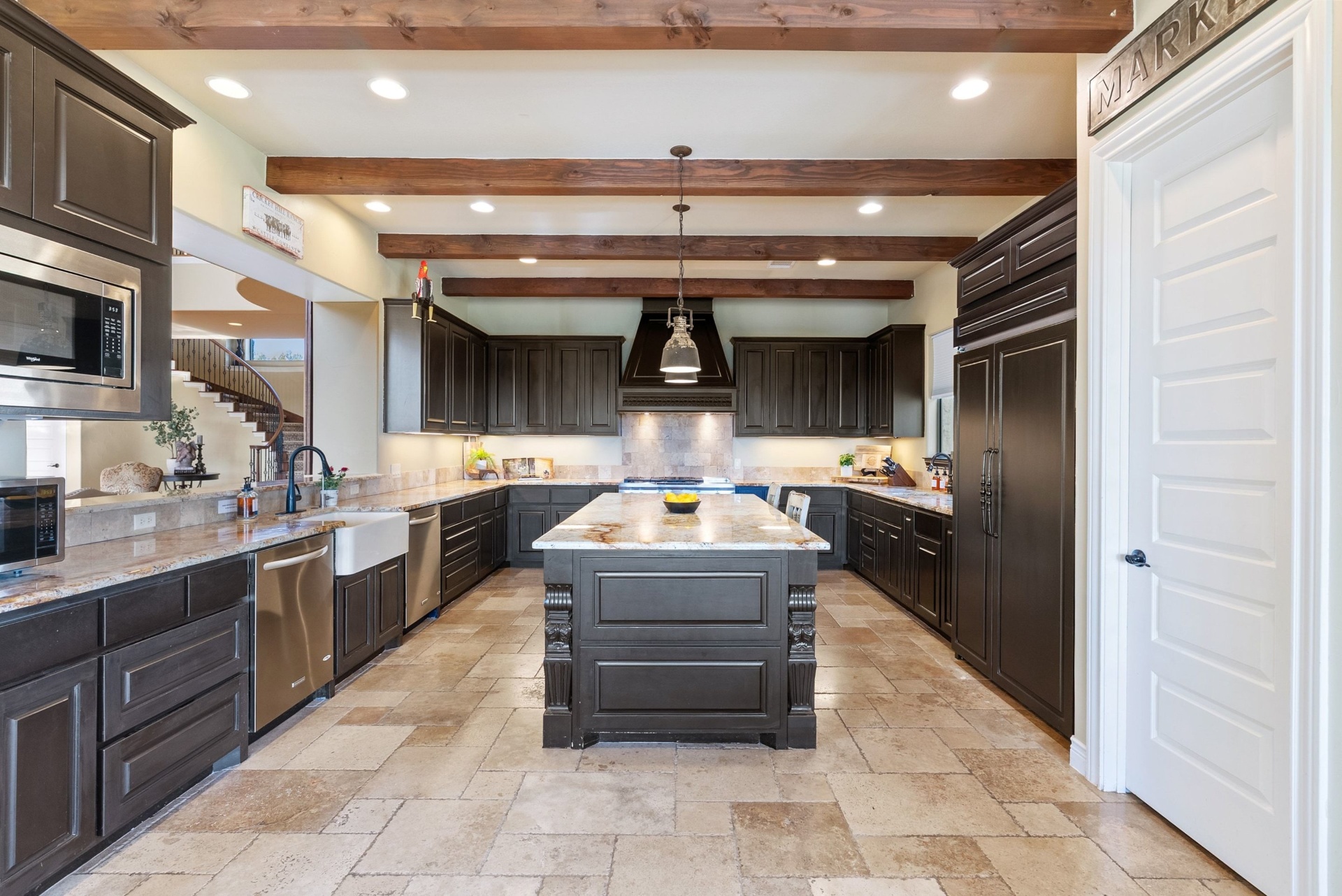Oversized Island Kitchen