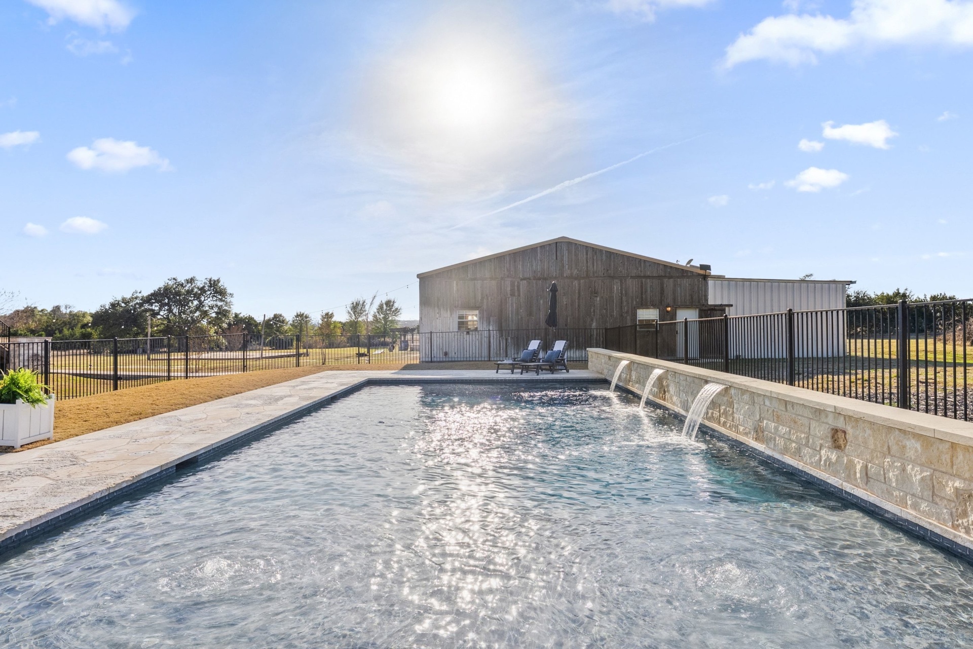 Sunlit Pool & Cabana