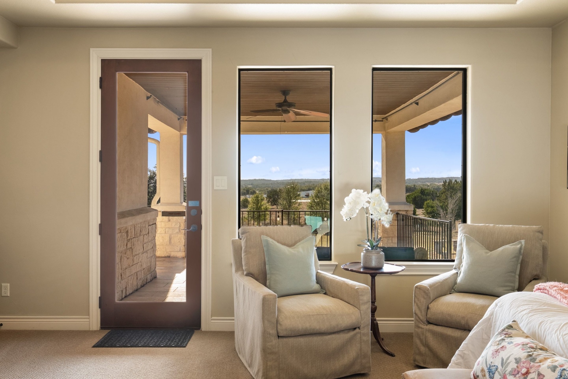 Suite Sitting Area & Balcony