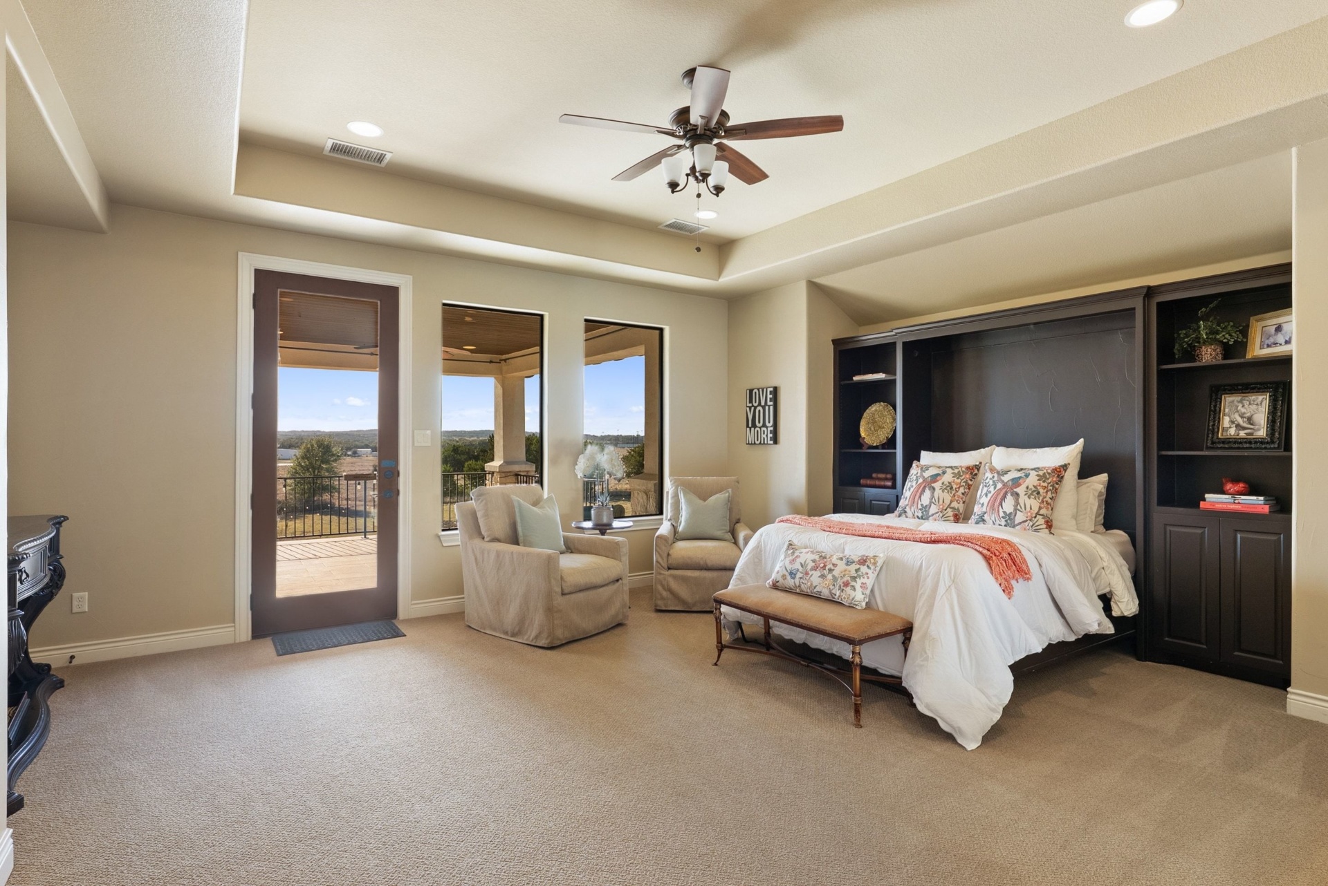 Suite with Built-In Bed Wall