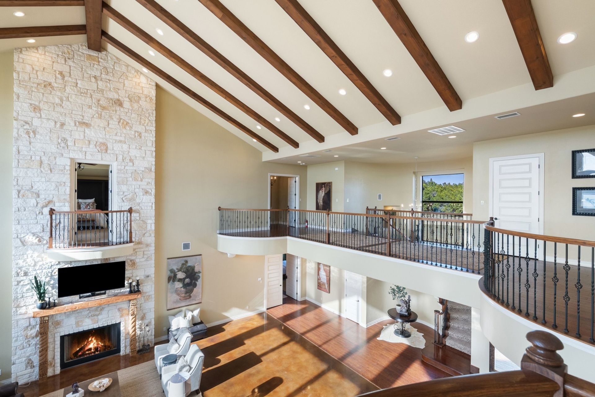 Upper Landing Over Fireplace